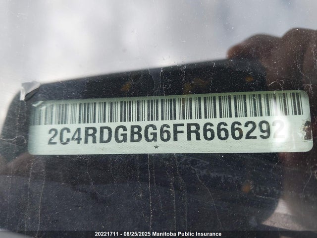 2C4RDGBG6FR666292 Dodge Grand Caravan