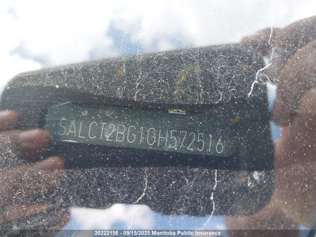 SALCT2BG1GH572516 Land Rover gtdi lev3 sulev30