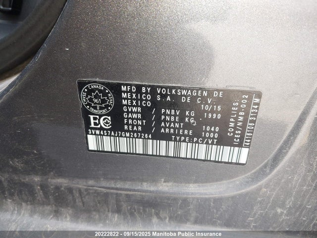 3VW4S7AJ7GM267264 Volkswagen Jetta