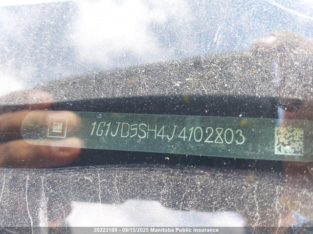 1G1JD5SH4J4102803 Chevrolet luw - mfi, e85 max