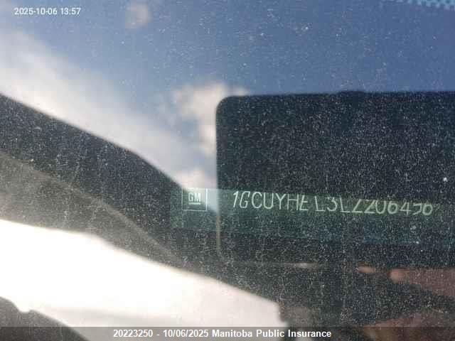 1GCUYHEL3LZ206456 Chevrolet l87 - di dfm, alum, gen 5