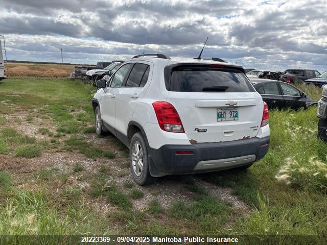 2014 Chevrolet Trax Lt მანქანა იყიდება აუქციონზე, vin: 3GNCJPEB9EL168797, აუქციონის ნომერი: 20223369
