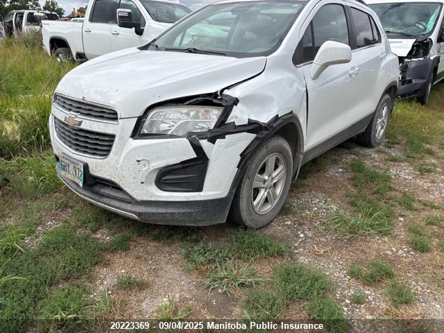 2014 Chevrolet Trax Lt მანქანა იყიდება აუქციონზე, vin: 3GNCJPEB9EL168797, აუქციონის ნომერი: 20223369