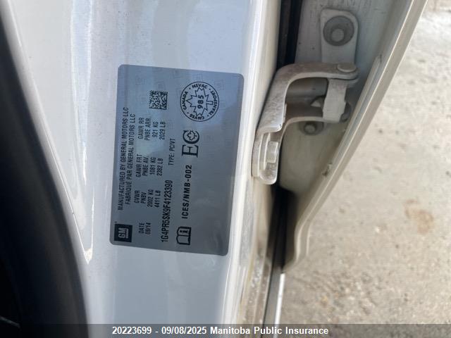 Buick lea 2015 1G4PR5SK9F4123390 Image 9