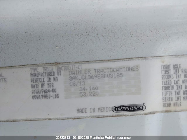 Freightliner Detroit Diesel Dd15 Std 2014 3AKJGLD69ESFV3185 Image 9