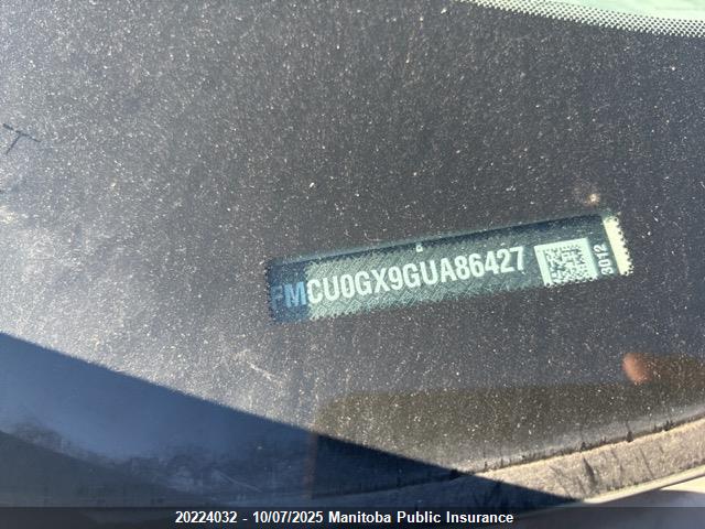 1FMCU0GX9GUA86427 Ford 2016