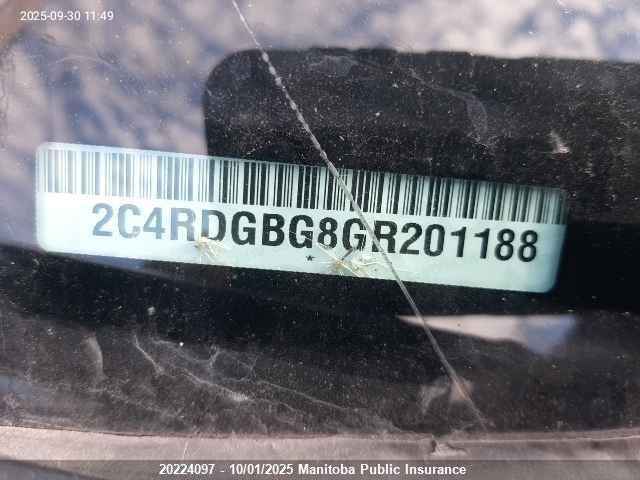 Dodge Grand Caravan 2016 2C4RDGBG8GR201188 Image 9