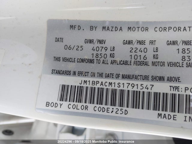 Mazda py cylinder deactivation 2025 JM1BPACM1S1791547 Image 9