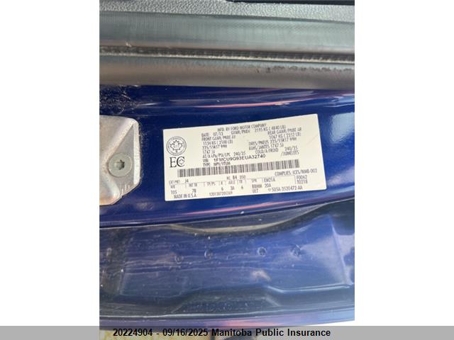 Ford Escape 2014 1FMCU9G93EUA32740 Image 9