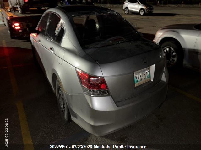 20225957 :رقم المزاد ، 1HGCP267X8A802880 vin ، 2008 Honda Accord Ex مزاد بيع