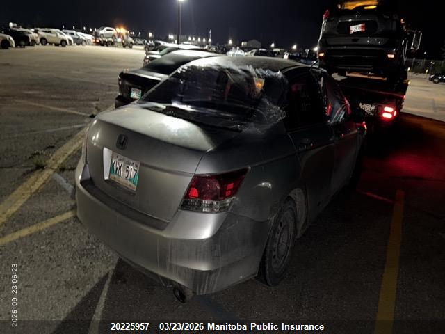 20225957 :رقم المزاد ، 1HGCP267X8A802880 vin ، 2008 Honda Accord Ex مزاد بيع