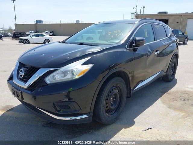 2017 Nissan Murano S მანქანა იყიდება აუქციონზე, vin: 5N1AZ2MG0HN101580, აუქციონის ნომერი: 20225981