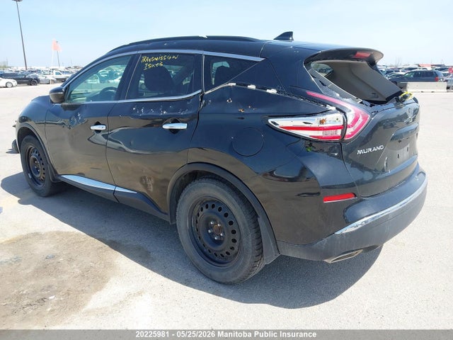 2017 Nissan Murano S მანქანა იყიდება აუქციონზე, vin: 5N1AZ2MG0HN101580, აუქციონის ნომერი: 20225981