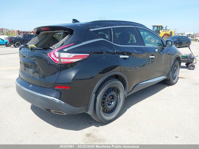 2017 Nissan Murano S მანქანა იყიდება აუქციონზე, vin: 5N1AZ2MG0HN101580, აუქციონის ნომერი: 20225981
