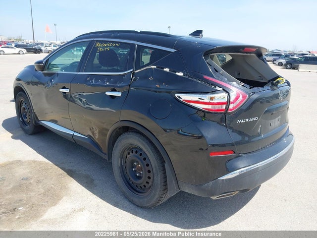 2017 Nissan Murano S მანქანა იყიდება აუქციონზე, vin: 5N1AZ2MG0HN101580, აუქციონის ნომერი: 20225981