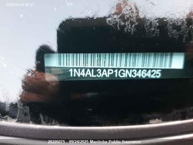 1N4AL3AP1GN346425 Nissan 2016