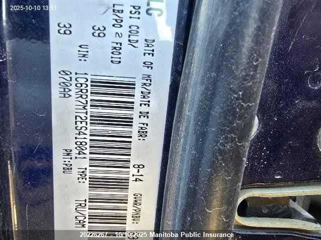 Dodge 1500 2014 1C6RR7MT2ES418041 Image 9