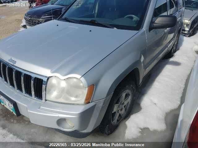 20226565 :رقم المزاد ، 1J8HR58257C533796 vin ، 2007 Jeep Grand Cherokee Limited مزاد بيع