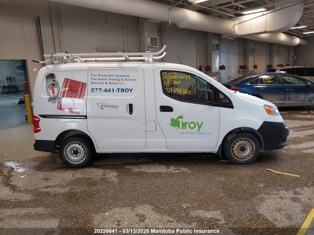 20226641 :رقم المزاد ، 3N6CM0KN0JK698367 vin ، 2018 Nissan Nv 200 S Cargo Van مزاد بيع