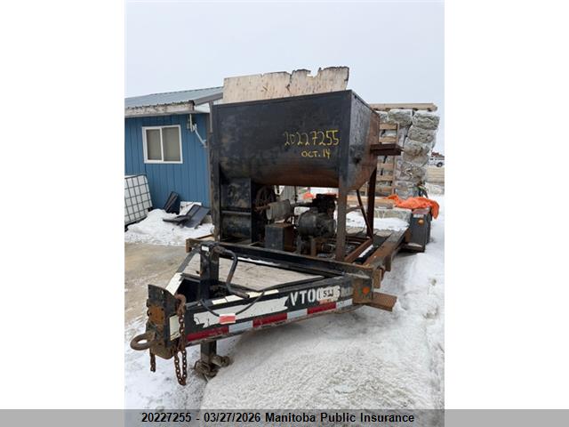 20227255 :رقم المزاد ، 4KNUT18278L163265 vin ، 2008 Trailer Tow Master مزاد بيع