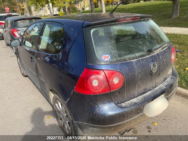 20227353 :رقم المزاد ، WVWBR71K57W231538 vin ، 2007 Volkswagen Rabbit 2.5 مزاد بيع