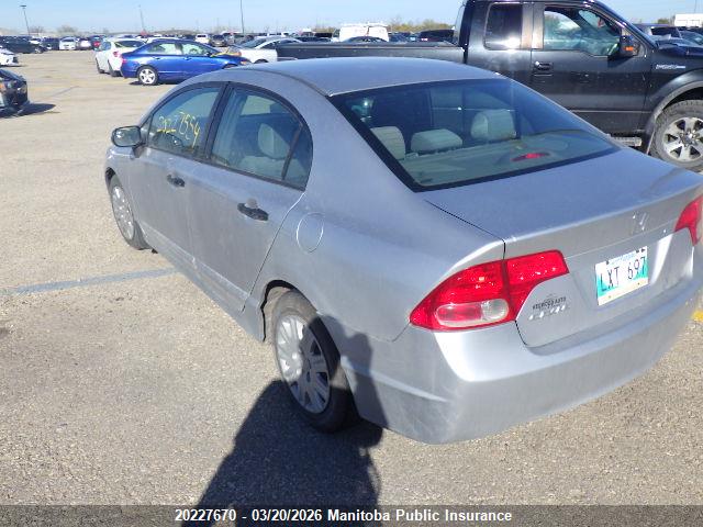Aukcja sprzedaży 2006 Honda Civic Dx-g, vin: 1HGFA16346L804390, numer aukcji: 20227670