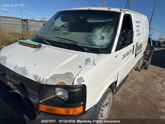 Продажа на аукционе авто 2003 Chevrolet Express 2500 Cargo Van, vin: 1GCGG25V731231714, номер лота: 20227875