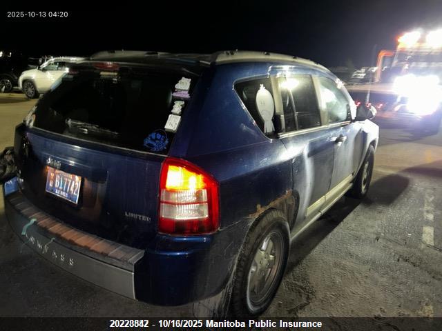 Продаж на аукціоні авто 2009 Jeep Compass Limited, vin: 1J4FF57B59D212387, номер лоту: 20228842