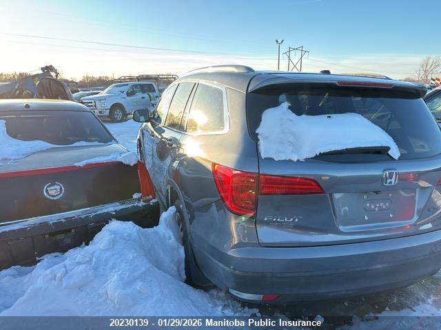 5FNYF6H8XGB503853 Honda Pilot Ex-l