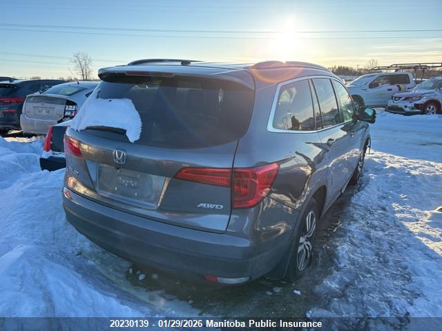 5FNYF6H8XGB503853 Honda Pilot Ex-l