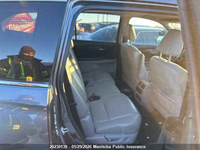 5FNYF6H8XGB503853 Honda Pilot Ex-l