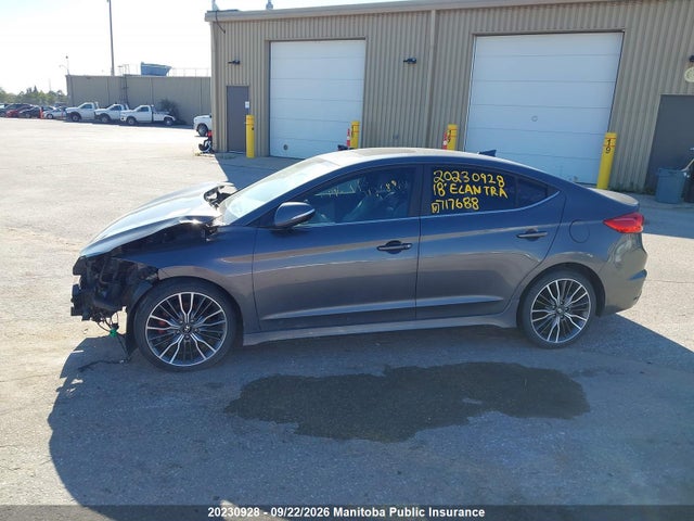 Aukcja sprzedaży 2018 Hyundai Elantra Sport, vin: KMHD04LB4JU717688, numer aukcji: 20230928