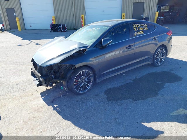 Aukcja sprzedaży 2018 Hyundai Elantra Sport, vin: KMHD04LB4JU717688, numer aukcji: 20230928