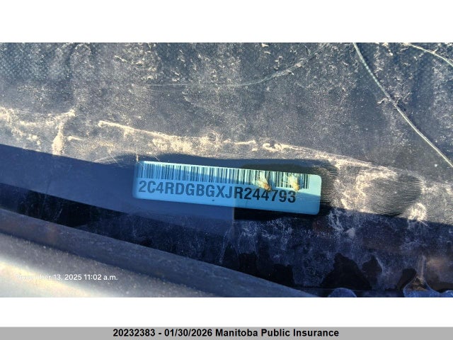 2C4RDGBGXJR244793 Dodge Grand Caravan Crew