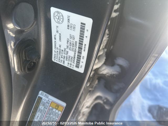 2HKRM4H43GH125999 Honda CR-V SE