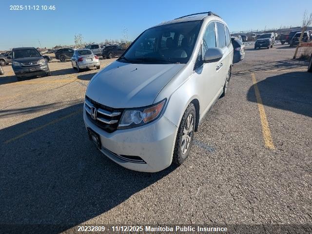Honda Odyssey Ex-l Ex-l 2014 5FNRL5H65EB506100 Image 2