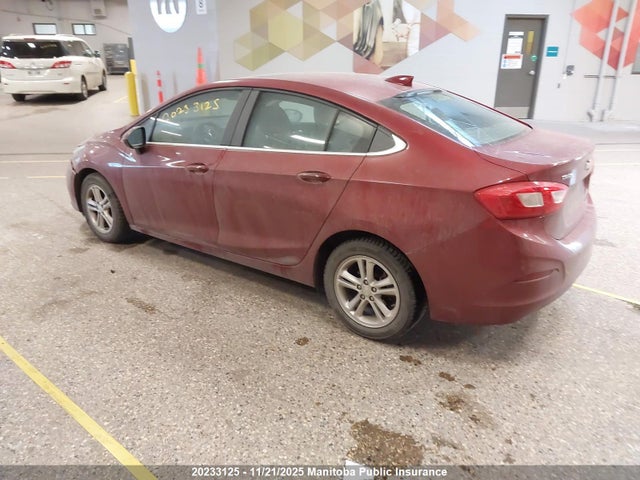 20233125 :رقم المزاد ، 1G1BE5SM0H7193639 vin ، 2017 Chevrolet Cruze Lt Turbo مزاد بيع