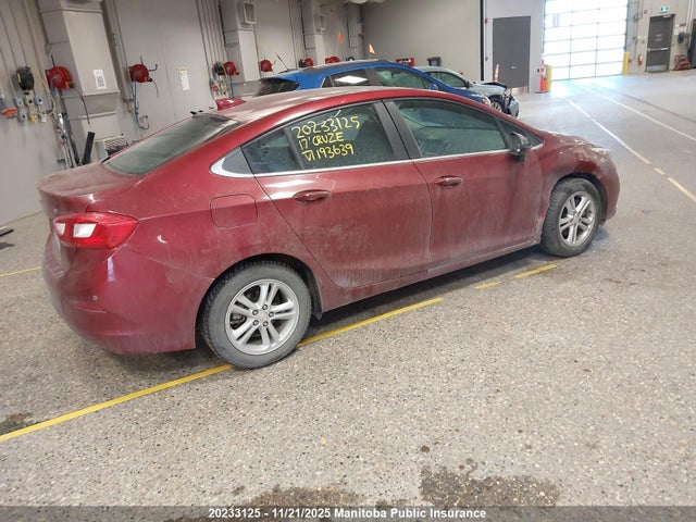 20233125 :رقم المزاد ، 1G1BE5SM0H7193639 vin ، 2017 Chevrolet Cruze Lt Turbo مزاد بيع