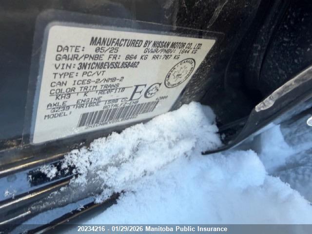 Nissan Versa 1.6 Sv 2025 3N1CN8EV5SL858462 Image 9