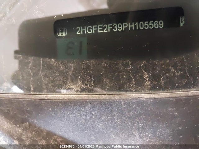 Aukcja sprzedaży 2023 Honda Civic Ex, vin: 2HGFE2F39PH105569, numer aukcji: 20234975