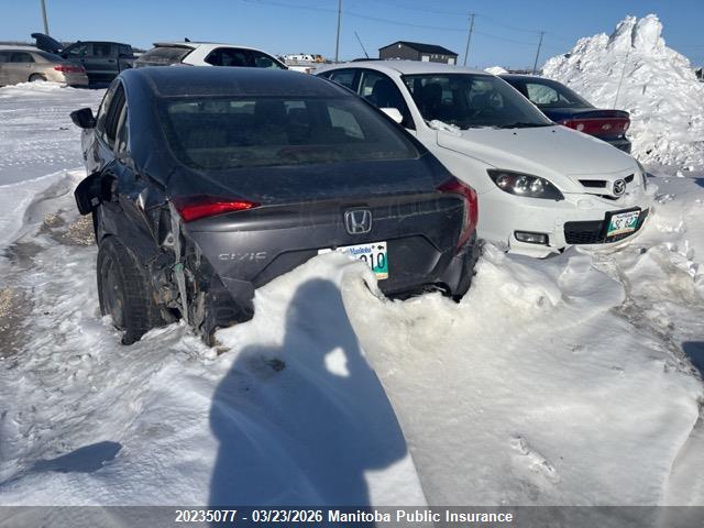 20235077 :رقم المزاد ، 2HGFC2F55JH030755 vin ، 2018 Honda Civic Lx مزاد بيع