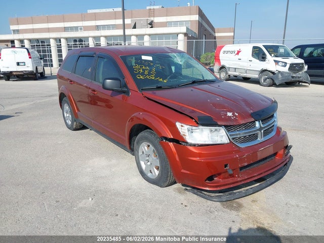 20235485 :رقم المزاد ، 3C4PDCAB1CT272519 vin ، 2012 Dodge Journey Se مزاد بيع