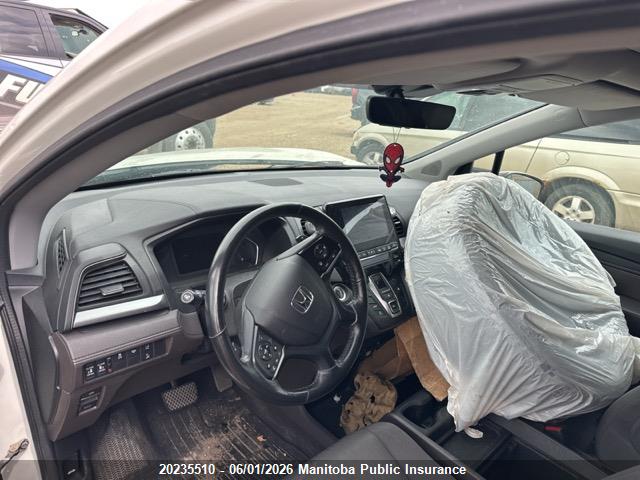 20235510 :رقم المزاد ، 5FNRL6H4XJB505605 vin ، 2018 Honda Odyssey Ex مزاد بيع