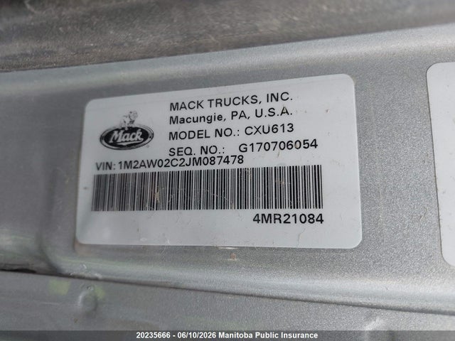 Mack Other 2018 1M2AW02C2JM087478 Image 7