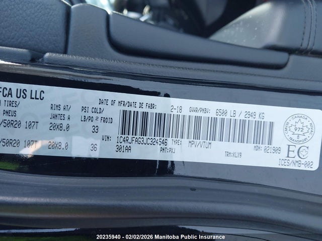 Jeep Grand Cherokee Altitude 2018 1C4RJFAG3JC324546 Image 9