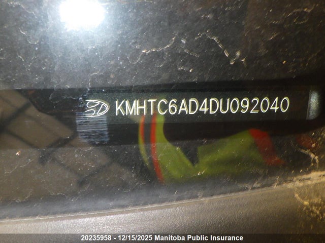Продаж на аукціоні авто 2013 Hyundai Veloster, vin: KMHTC6AD4DU092040, номер лоту: 20235958