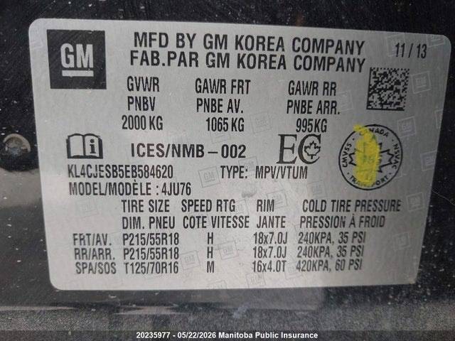 Buick Encore 2014 KL4CJESB5EB584620 Image 9