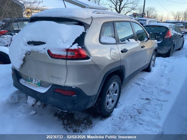 Jeep Cherokee Sport 2015 1C4PJMAS2FW693453 Image 4