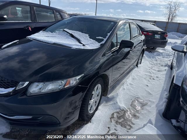 Honda Civic Lx 2014 2HGFB2F40EH004239 Image 2