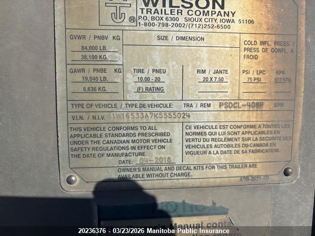 1W16533A7K5555024 Wilson Other